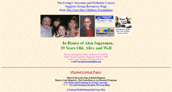 Desktop Screenshot of cureourchildren.org