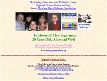 Tablet Screenshot of cureourchildren.org